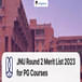JNU Round 2 Merit List 2023 for PG Courses to Release on August 25 @jnuee.jnu.ac.in, Check Direct Download Link Here